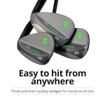 BombTech Limited Edition Black Golf Wedge Set