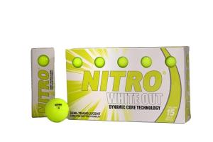 Nitro Golf Yellow Golf Balls - 15 Pack