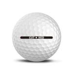 Cut Golf Red Ionomer Golf Balls - 24 Pack