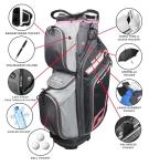 Snake Eyes Ladies 14-Way Divider Golf Cart Bag