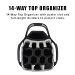 Snake Eyes Ladies 14-Way Divider Golf Cart Bag