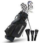 MaxKare 9-Piece Men's Golf Club Set - Blue
