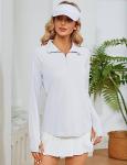 LOMON Women's Quick-Dry 1/4 Zip Sun Shirt