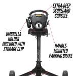 Bag Boy Compact 3 Golf Pull Cart - Black/Red