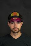 Iridescent Plastic Golf Visor Hat - Fun Style