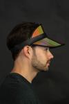 Iridescent Plastic Golf Visor Hat - Fun Style
