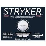 Zero Friction White Stryker Golf Balls (12 Pack)