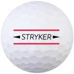 Zero Friction White Stryker Golf Balls (12 Pack)