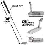 GoSports GS1 Tour Right-Handed Golf Putter - 34