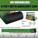 GimiYaa Golf Putting Mat with Auto Ball Return