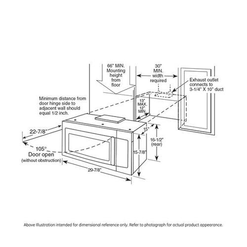 GE 1.7 Cu. Ft. Over-the-Range Microwave - Stainless Steel