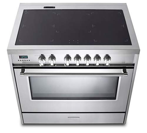 Verona 36" Stainless Steel Induction Range Oven