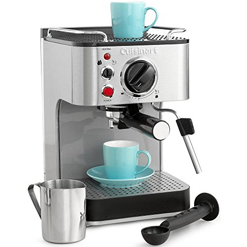 Cuisinart Stainless Steel Espresso Maker (Renewed)