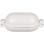 VORRINGARD Enameled Cast Iron Sourdough Bread Oven, Dutch Oven, Loaf Cast Iron Bread Pan for Homemade Bread Baking, Meatloaf Pan with Lid, 5QT, White