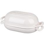 VORRINGARD Enameled Cast Iron Sourdough Bread Oven, Dutch Oven, Loaf Cast Iron Bread Pan for Homemade Bread Baking, Meatloaf Pan with Lid, 5QT, White