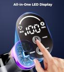 VIAFLY Cordless Vacuum Cleaner, Upgraded 550W 45Kpa 60Mins Vacuum Cleaners for Home, Anti-Tangle Stick Vacuum with Self-Standing, LED Display, 8-in-1 Wireless Vacuum for Carpet Pet Hair Hardfloor