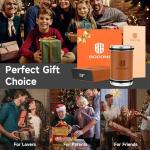 Knife Sharpener, Rolling Knife Sharpener with Diamond and Ceramic Discs, 15° and 20° Magnetic Angle, Roller Knife Sharpening for Kitchen and Pocket Knives, Razor-Sharp Knife Sharpening Kit, Ideal Gift