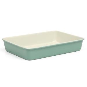 Martha Stewart Gallen 13 x 9 Inch Rectangular Nonstick Carbon Steel Cake/Baking Pan- Teal