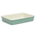 Martha Stewart Gallen 13 x 9 Inch Rectangular Nonstick Carbon Steel Cake/Baking Pan- Teal
