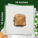 Extra Large - (100 Sheets) - Sandwich Wrapping Paper Sheets With Foil Backing - Burrito Wrappers Sandwich Paper Wrap - Food Wrapping Deli Sheets - 14 x 16 Inches