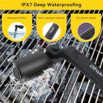 FIRINER Electric Grill Brush, 3 Powerful Speed BBQ Grill Brush for Outdoor Grill - 180°Adjustable Automatic Stainless Steel Wire Grill Cleaning Brush for Camping Outdoor BBQ Accessories