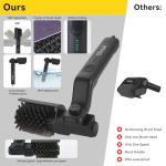 FIRINER Electric Grill Brush, 3 Powerful Speed BBQ Grill Brush for Outdoor Grill - 180°Adjustable Automatic Stainless Steel Wire Grill Cleaning Brush for Camping Outdoor BBQ Accessories