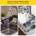 FIRINER Electric Grill Brush, 3 Powerful Speed BBQ Grill Brush for Outdoor Grill - 180°Adjustable Automatic Stainless Steel Wire Grill Cleaning Brush for Camping Outdoor BBQ Accessories