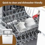 Zafero Butter Crock – Butter Dish with Lid for Countertop, Includes Knife, Coaster & Gift Box, Spreadable Butter Container, Marble Butter Keeper, French-Style Ceramic Butter Holder for Fresh Butter