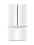 Winia WRFS26ABWD French Door Non-Dispenser Refrigerator, 26.1 Cu.Ft, White