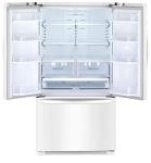 Winia WRFS26ABWD French Door Non-Dispenser Refrigerator, 26.1 Cu.Ft, White