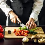 Huusk Japanese Folding Nakiri Knife - Pocket Chef Knife with 440C Stainless Steel Ultra Sharp Blade, Portable kitchen knife for BBQ Trip Outdoor, Gifts for Men