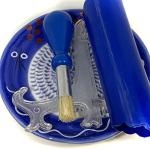 BonCera 4-Piece Premium Ceramic Garlic Grater Set