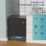 EUHOMY 1.8 Cu.Ft Chest Freezer with Removable Basket, Small Deep Freezer Adjustable Thermostat, Quiet Mini Freezer with Top Door, Energy Saving for Apartment/Garage/Basement/Dorm/Home,Black