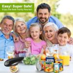 Effortless Electric Can Opener for Seniors, Suitable for Sizes Automatic Can Opener with Smooth Edge, Battery Powered and Safe&Light Can Opener Electric for Daily Can Opening, Arthritis, Kitchen