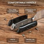 KYOKU Serrated Bread Knife - 8" - Shogun Series - Japanese VG10 Steel Core Damascus Blade - with Sheath & Case