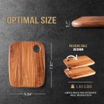 Wood Cutting Boards for Kitchen,JAMES.F Acacia Wooden Heavy Duty Cutting Board, Chopping Serving Boards with Hanging Hole for Meat Bread or Vegetables