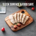 Wood Cutting Boards for Kitchen,JAMES.F Acacia Wooden Heavy Duty Cutting Board, Chopping Serving Boards with Hanging Hole for Meat Bread or Vegetables