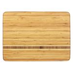 Totally Bamboo Martinique Bamboo Serving and Cutting Board, 15" x 11"
