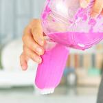 Set of 6 Reusable Popsicle Molds Ice Pop Molds Maker by Ozera, With Silicone Funnel & Cleaning Brush, Pink