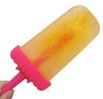 Set of 6 Reusable Popsicle Molds Ice Pop Molds Maker by Ozera, With Silicone Funnel & Cleaning Brush, Pink