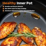 17.8QT Commercial Electric Pressure Cooker stainless steel Pressure Cooker | 24-hour Presetting |12 in 1 slow cooker with temperature control | LED Multifunction Food Warmer with nonstick pot