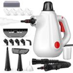 Steam Cleaner, Pressurized Multi-Surface Natural Handheld Steam Cleaner for Home with Lock Button&16 PCS Tools, Portable Steamer for Deep Cleaning Car, Bathrooms, Kitchens, Grout, Tile, and Windows
