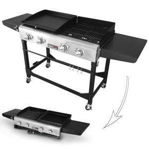 Royal Gourmet GD401 Portable Grill and Griddle Combo