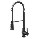 KRAUS Britt 2-in-1 Commercial Style Pull-Down Single Handle Water Filter Kitchen Faucet for Reverse Osmosis or Water Filtration System in Matte Black, KFF-1691MB