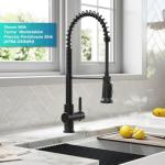 KRAUS Britt 2-in-1 Commercial Style Pull-Down Single Handle Water Filter Kitchen Faucet for Reverse Osmosis or Water Filtration System in Matte Black, KFF-1691MB
