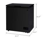 RCA 7.0 cu. ft. Black Chest Freezer