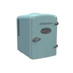 ARCTIC CHEF RMIS129-BLUE Mini Retro 6 Can Beverage Refrigerator-Blue,0.14 cubic feet