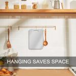 Titanium Cutting Board, Stainless Steel Cutting Boards for Kitchen, Double Sided Food-Grade Titanium Board for Cutting Vegetables And Meat (13.4 x 9 inch)