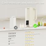 40oz Automatic Nut Milk Maker, 8 in 1 Plant Based Milk Machine for Homemade Almond, Oat, Milk Shake, Soy Milk & Non-Dairy Beverages with Delay Start/Self-Cleaning/Boil Water/Juice