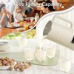 40oz Automatic Nut Milk Maker, 8 in 1 Plant Based Milk Machine for Homemade Almond, Oat, Milk Shake, Soy Milk & Non-Dairy Beverages with Delay Start/Self-Cleaning/Boil Water/Juice